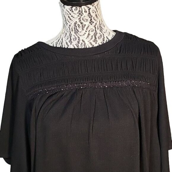 TORRID Women's Plus Size 2 Blouse Cutout Relaxed Casual Lightweight Flowy Sleeve - Picture 2 of 6